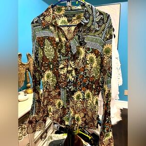 Multicolor Paisley Blouse